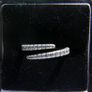 Pandora Sterling Silver 925 Lines Of Sparkle Ring Size P1/2 - 2,60g Image 5