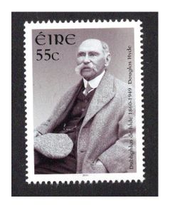 2010 Ireland 150th Anniversary of the Birth of Douglas Hyde (President of Ireland 1938-45) Commemorative Stamp Mint Never Hinged (MNH)