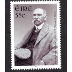 2010 Ireland 150th Anniversary of the Birth of Douglas Hyde (President of Ireland 1938-45) Commemorative Stamp Mint Never Hinged (MNH)