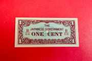 Japanese  Invasion  Money  BURMA   1  CENT  1942 WORLD WAR 11 ( Uncirculated )