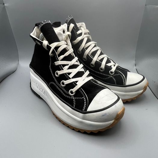 Converse Run Star Hike Platform Trainers Black JW Anderson Womens UK 5 EU 38