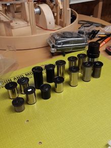 Microscope eye lenses vintage