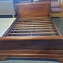 Beautiful solid mahogany sleigh bed Image 2