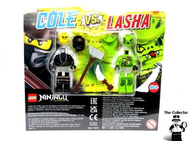 LEGO Ninjago Special Issue Cole VS Lasha Figures Limited Edition Twin Pack Brand New Sealed