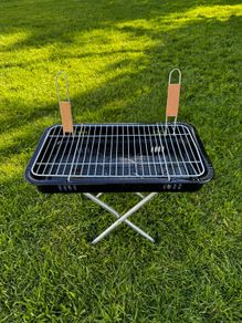portable folding charcoal bbq grill - new