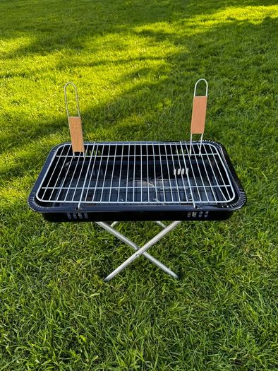 portable folding charcoal bbq grill - new