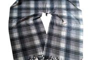 Eivissa tartan plaid oversized wrap/scarf