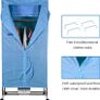 Electric Clothes Dryer 1000W Large Capacity 15kg Double layer Stainless Steel Energy-Efficient Indoor Wet Laundry Warm Air Drying Wardrobe (Three layer) Image 3