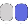 30514 150cm x 200cm Gray/Blue Double-Sided Pop-Out Muslin Background Image 2