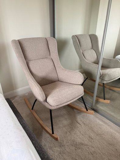 UNUSED Kave Home Maustin Beige Rocking Chair
