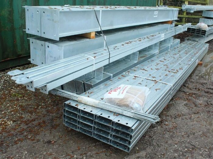 Unused 60' x 30' x 16' Fully Galvanised Steel Port