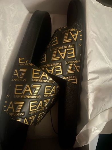 Emporio Armani Sliders size 45 brand new with tag