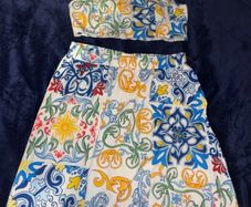 maxi skirt and top