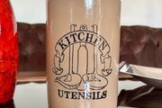 Vintage Stoneware Pearsons of Chesterfield Crock Style Utensil Holder