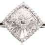 Beautiful Unique Diamond 18ct Gold ring Image 2