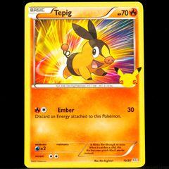 Tepig 13/25 McDonalds Pokemon Card Promo 25th Anniversary 2021