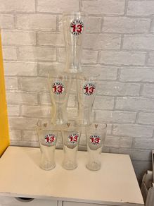 Six 2017 hophouse pint glasses