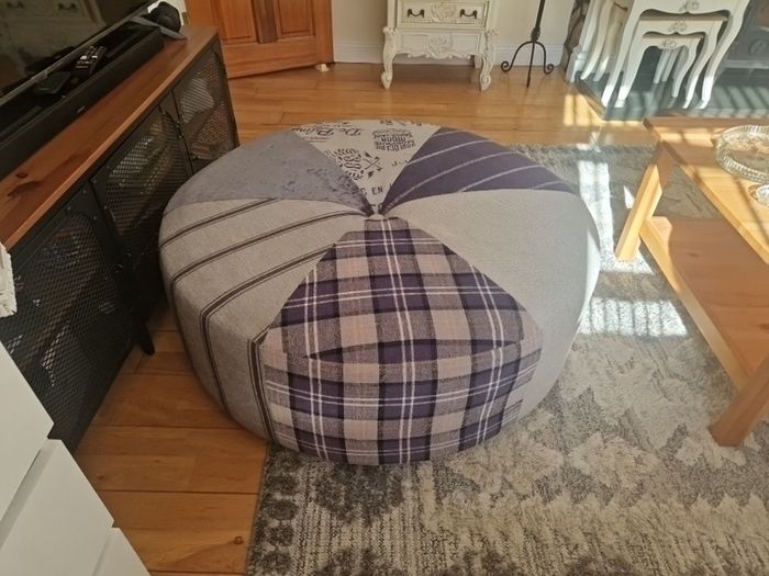 extra large round puff