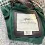 Thomas Burberry Womens Plaid Wool Coat Peacoat Check Jacket Double Breasted UK M Image 2