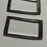 Humbucker Pickup Mounting Rings Frame chrome set Image 2