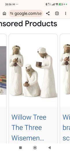Willow Tree ( Susan Lordi) Nativity pieces.