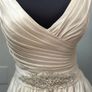 Allure 9155 White Wedding Dress size 12/14 Image 2