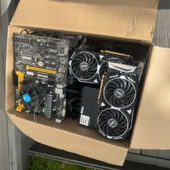 PC  Parts Bundle  3 Biostar TB85  3 RX 570 8GB
