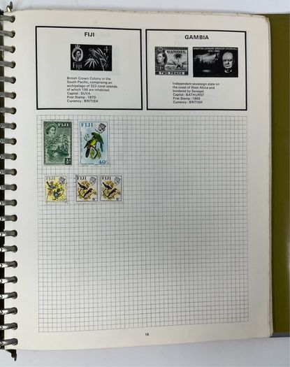 Collection: Used world collection In New World Stamp Album