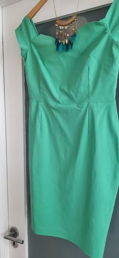 VESPER green bodycon dress Sz 12UK - Bnwt Rrp 70 Euro