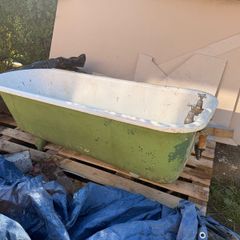 Vintage Cast Iron Bath