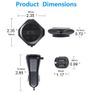 6-in-1 Hands Free Wireless Bluetooth FM Transmitter Modulator Car MP3 Player TF/SD Memory Card USB LCD Dual USB Charger 10W Car Accessories Image 6