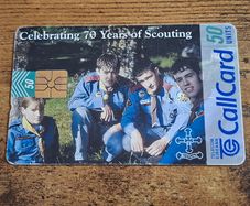 Ireland CallCard "Boy Scouts", used, 7/1997, 50 Units - free standard postage