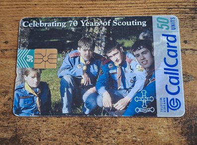 Ireland CallCard "Boy Scouts", used, 7/1997, 50 Units - free standard postage