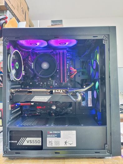 Custom Built Gaming PC Ryzen 5/16GB/SSD+HDD/GeForce RTX/WiFi/W11