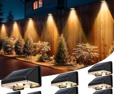 Solar Fence Lights 8 Pack
