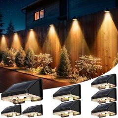 Solar Fence Lights 8 Pack