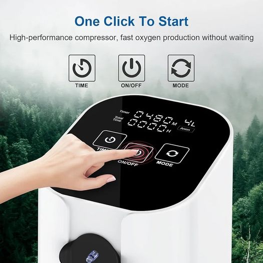 Portable Oxygen Concentrator 1 4lmin 90 High Concentration Portable Car ...