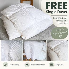 Free Single Duvet