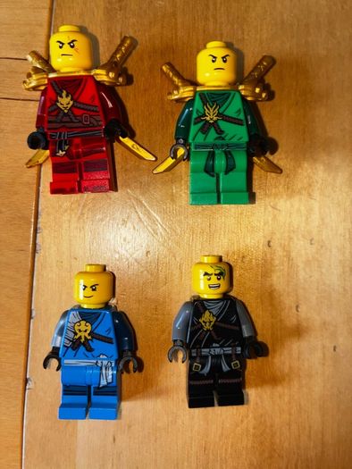Lego Ninjago Honor robe ninja bundle/ joblot Cole, Lloyd, Jay, Kai day of the departed