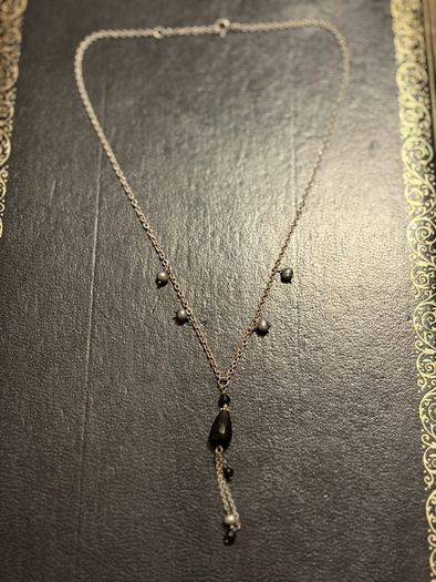 silver necklace