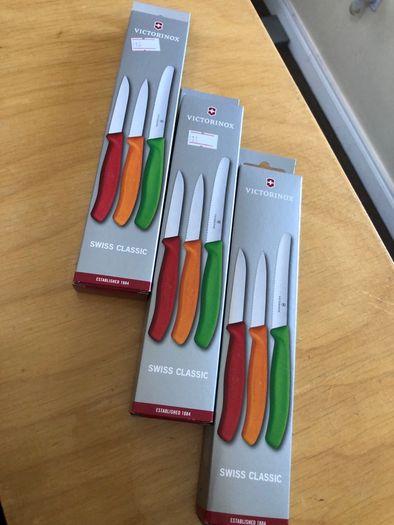 Victorinox Kitchen Knifes 3 Pack Swiss Army Classic