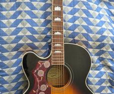 Left Handed Epiphone J-200 Studio EC