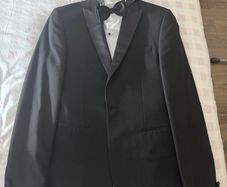 black tuxedo suit 38L