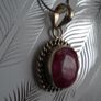 Gemstone necklace,Stainless steel chain,jewellery,July birthstone,gift Image 3
