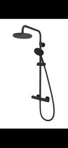 BARGAIN Merit dual fuction Thermostatic Shower matt black