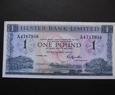 1976 Ulster Bank aUnc 1 Pound