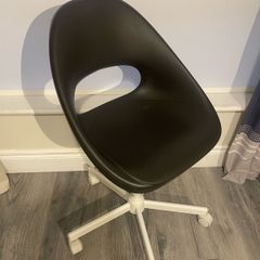 Black and white Ikea desk chair