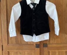 Monsoon Boys Shirt, Waistcoat & Tie