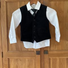 Monsoon Boys Shirt, Waistcoat & Tie