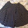 Black Butterfly Vintage inspired polka dot skirt, girls Image 2